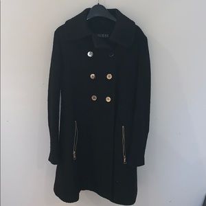 Guess Winter black trench coat